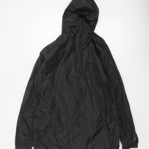 Gelert Men's Black M Packaway Waterproof Hooded Rain Jacket