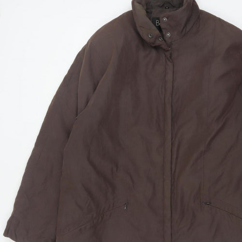 Berghaus Fashion Women’s Brown Size 14 Long Zip Outdoor Overcoat