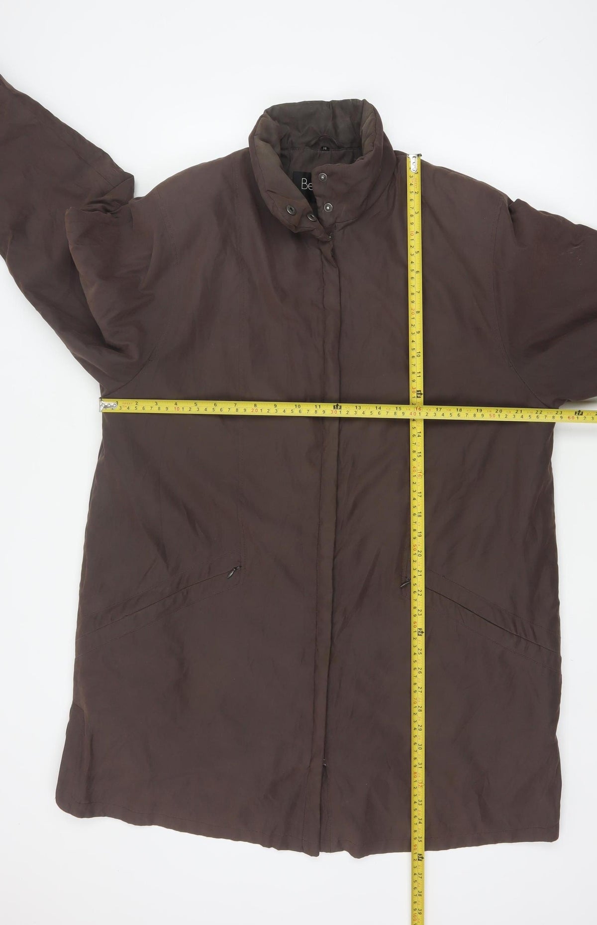 Berghaus Fashion Women’s Brown Size 14 Long Zip Outdoor Overcoat