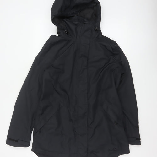 Peter Storm Women’s Black Size 14 Hooded Waterproof Parka Jacket