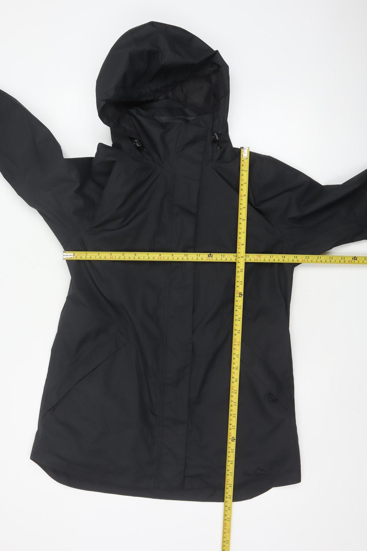 Peter Storm Women’s Black Size 14 Hooded Waterproof Parka Jacket