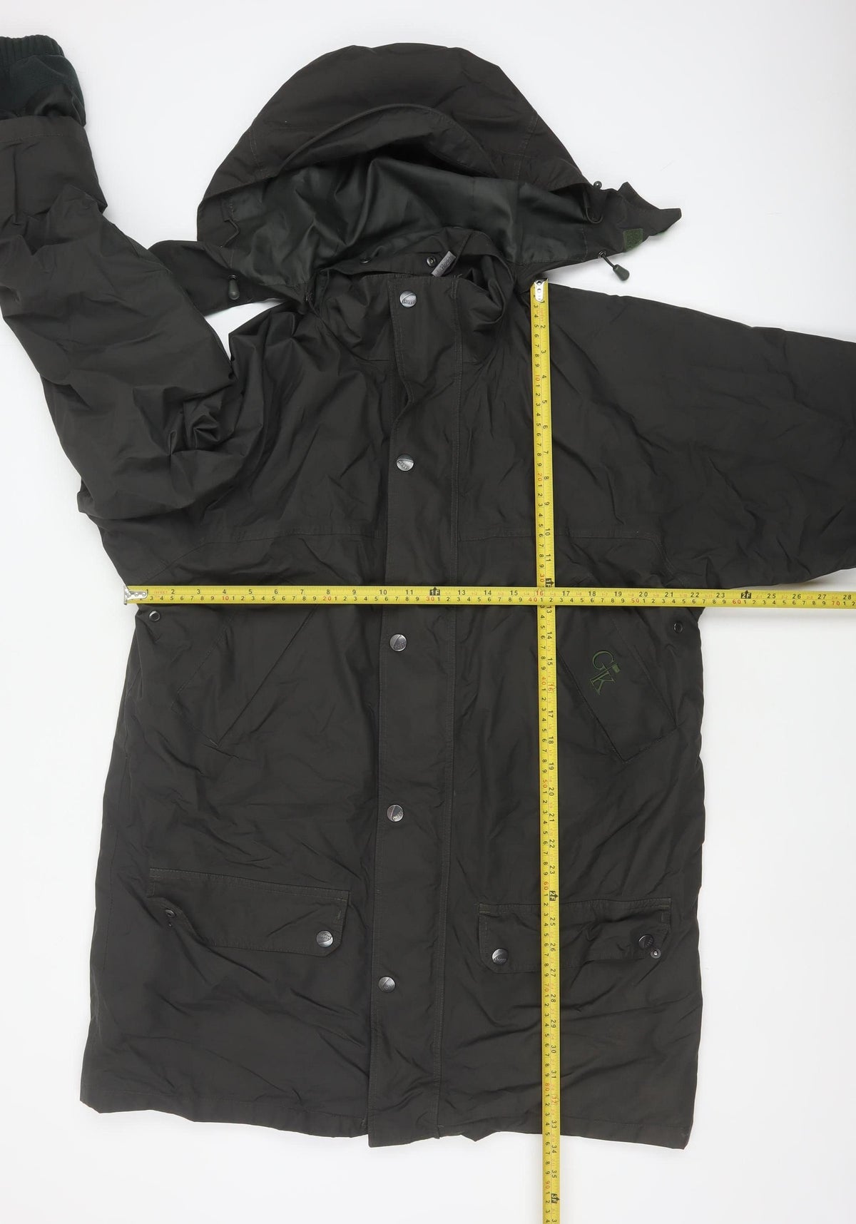 Hoggs Professional Men Black M Nylon Hooded Parka Workwear Coat