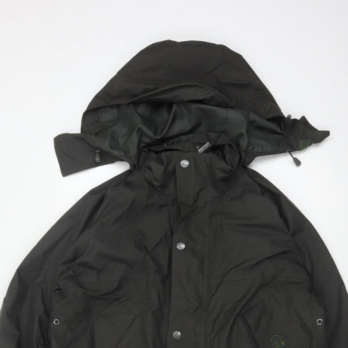 Hoggs Professional Men Black M Nylon Hooded Parka Workwear Coat