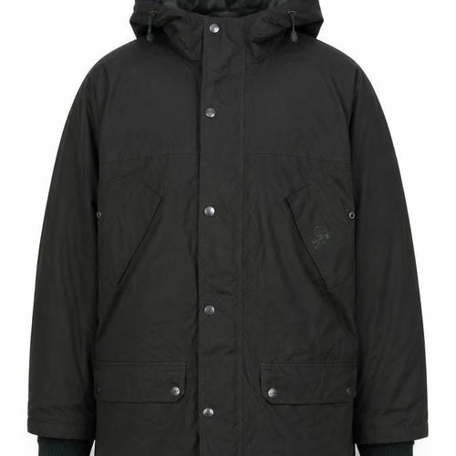 Hoggs Professional Men Black M Nylon Hooded Parka Workwear Coat