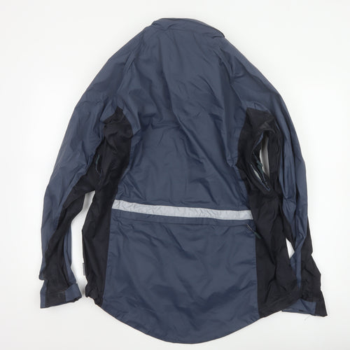 Trespass Men’s Blue L Waterproof Windbreaker Rain Jacket Taped Seams