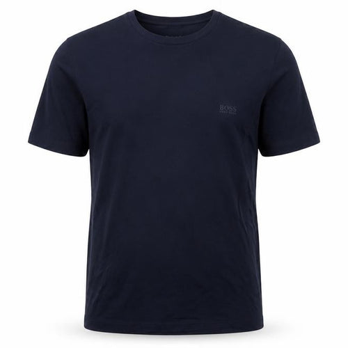 BOSS Hugo Boss Men's Blue M Logo Crew Neck Cotton T-Shirt