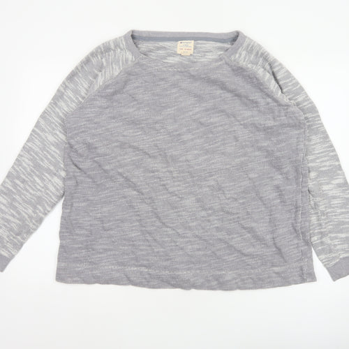 Champion Unisex Adults Grey XL Colourblock Raglan Jersey T-Shirt