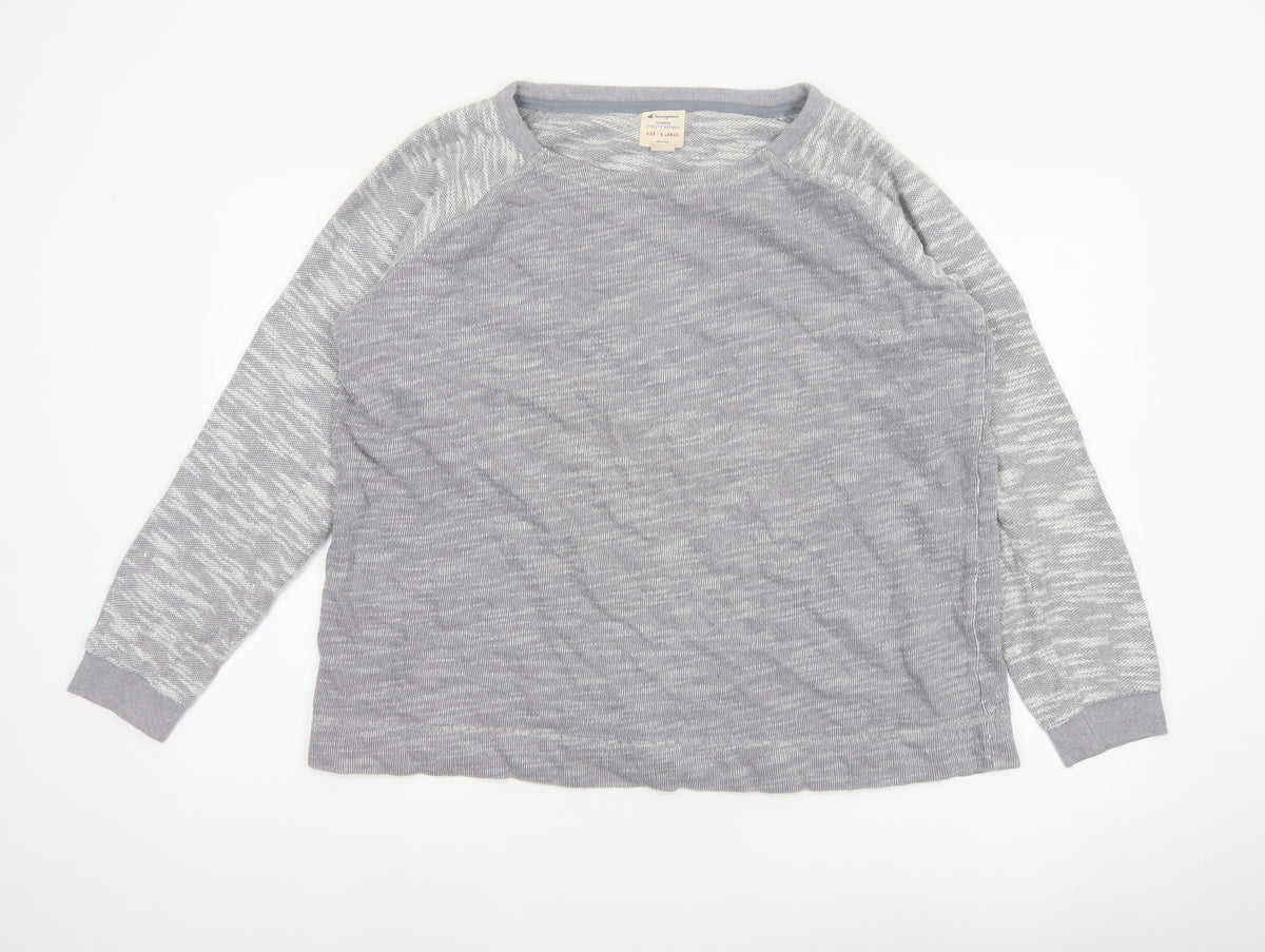Champion Unisex Adults Grey XL Colourblock Raglan Jersey T-Shirt