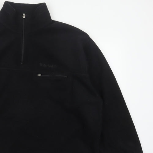 Timberland Men’s Black XL 1/4 Zip Polartec Fleece Sweatshirt