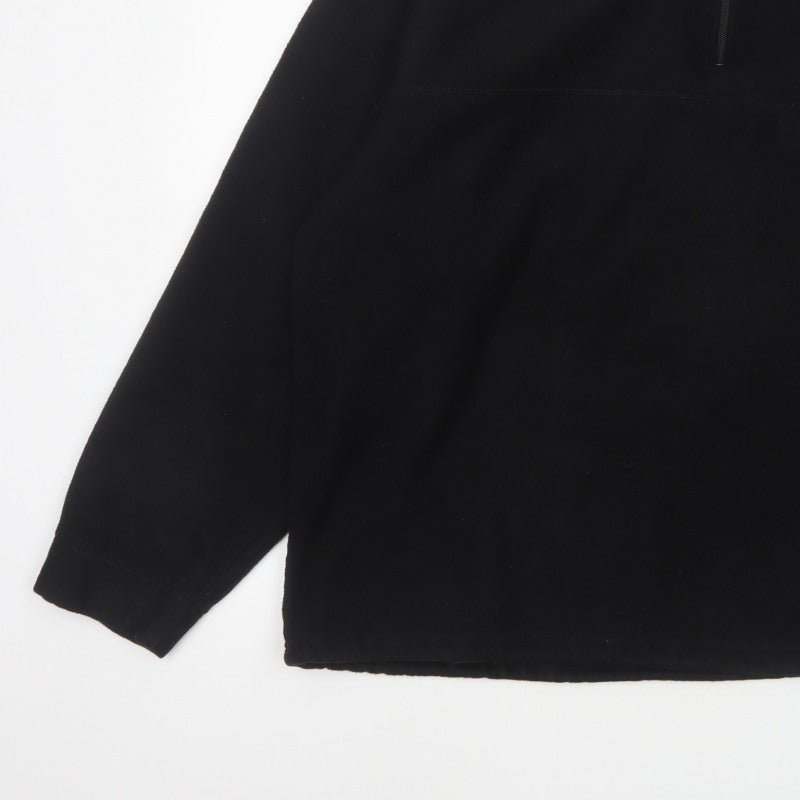 Timberland Men’s Black XL 1/4 Zip Polartec Fleece Sweatshirt