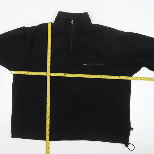 Timberland Men’s Black XL 1/4 Zip Polartec Fleece Sweatshirt