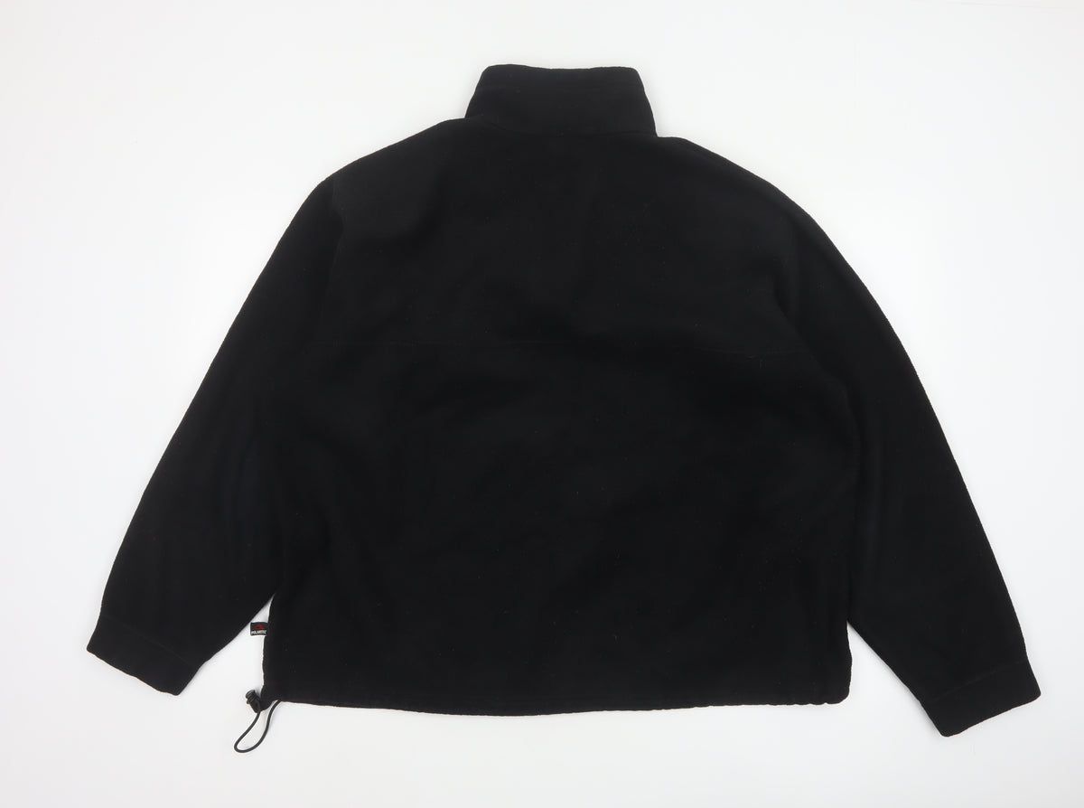 Timberland Men’s Black XL 1/4 Zip Polartec Fleece Sweatshirt