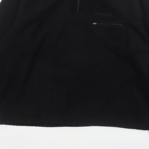 Timberland Men’s Black XL 1/4 Zip Polartec Fleece Sweatshirt