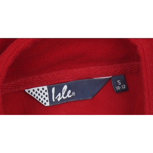 Isle Women’s Red Size 10 Fleece Full Zip Bodywarmer Waistcoat