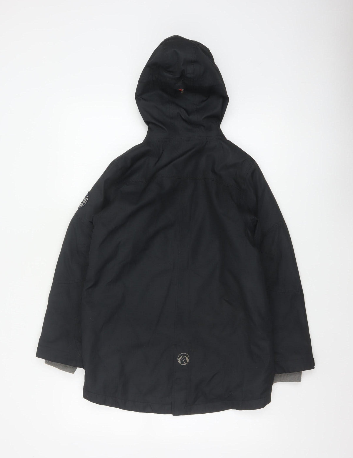 TOG24 Boys Black 9-10 Years Eski Ski Jacket Hooded Insulated