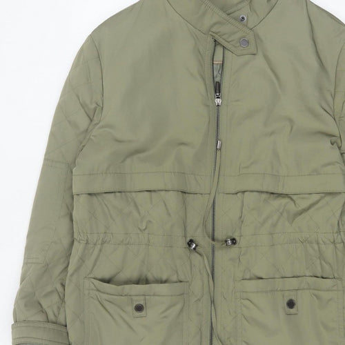 Marks and Spencer Autograph Women Green UK 12 Quilted Parka Coat