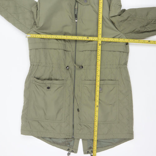 Marks and Spencer Autograph Women Green UK 12 Quilted Parka Coat