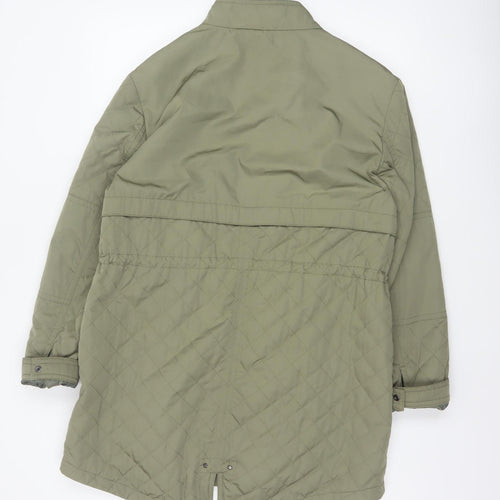 Marks and Spencer Autograph Women Green UK 12 Quilted Parka Coat