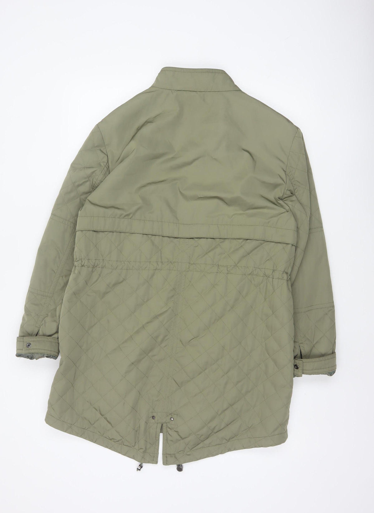 Marks and Spencer Autograph Women Green UK 12 Quilted Parka Coat