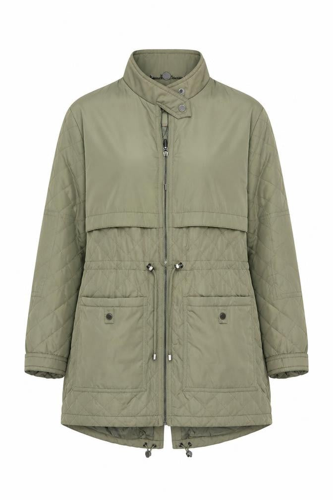 Marks and Spencer Autograph Women Green UK 12 Quilted Parka Coat