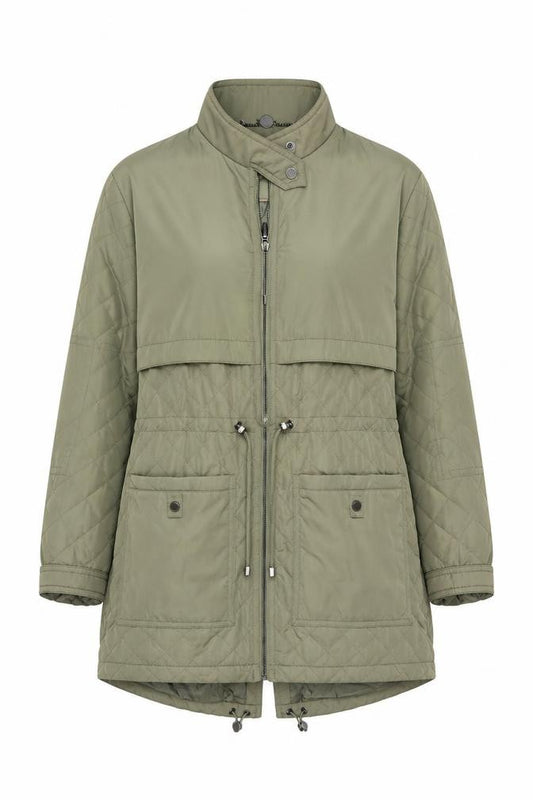 Marks and Spencer Autograph Women Green UK 12 Quilted Parka Coat