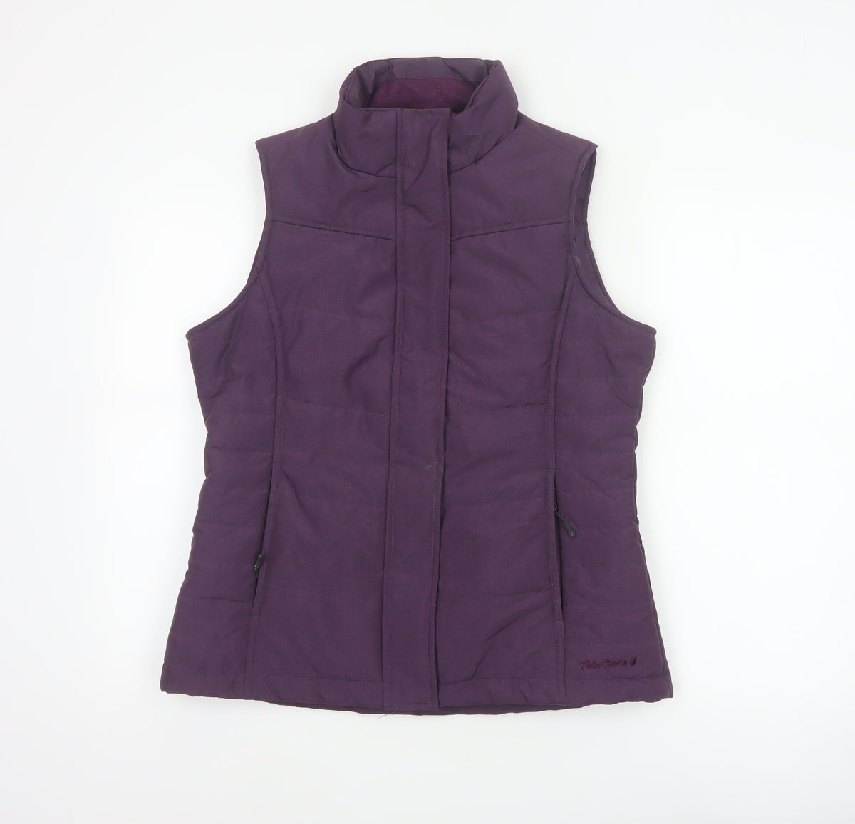 Peter Storm Women's Purple UK 12 Padded Gilet Waistcoat Zip Pockets