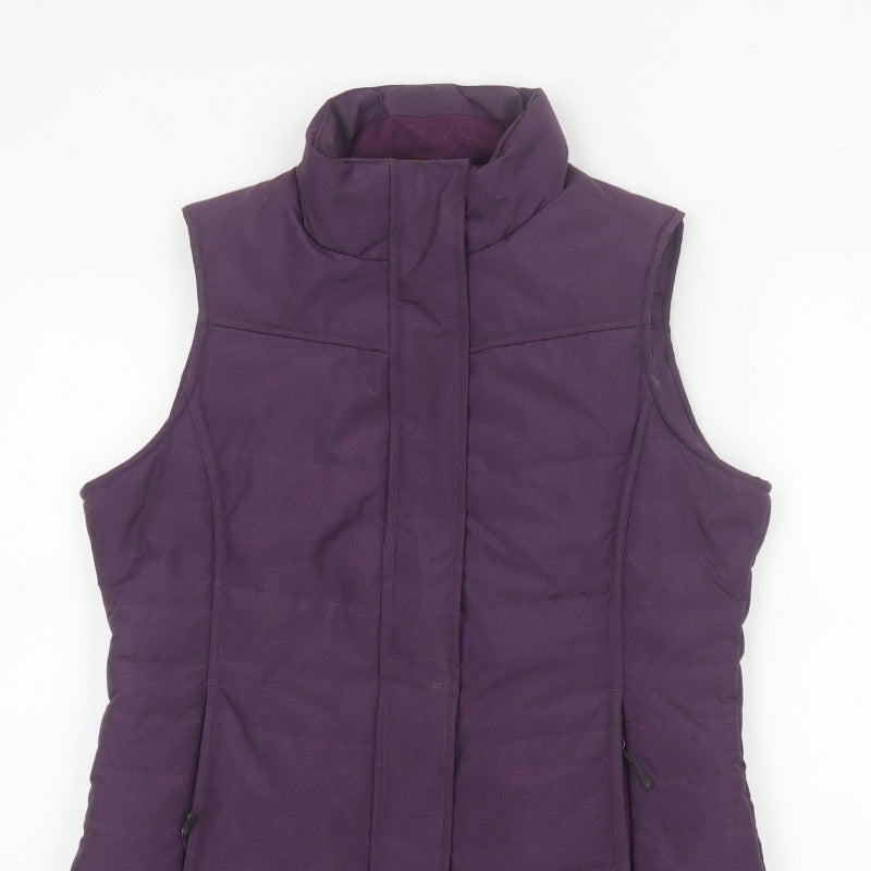 Peter Storm Women's Purple UK 12 Padded Gilet Waistcoat Zip Pockets