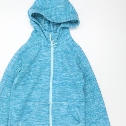 Mountain Warehouse Unisex Kids Blue 9-10 Years Full Zip Hoodie