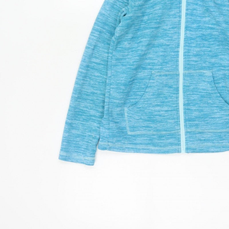 Mountain Warehouse Unisex Kids Blue 9-10 Years Full Zip Hoodie