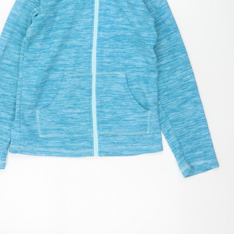 Mountain Warehouse Unisex Kids Blue 9-10 Years Full Zip Hoodie