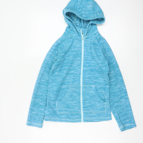 Mountain Warehouse Unisex Kids Blue 9-10 Years Full Zip Hoodie