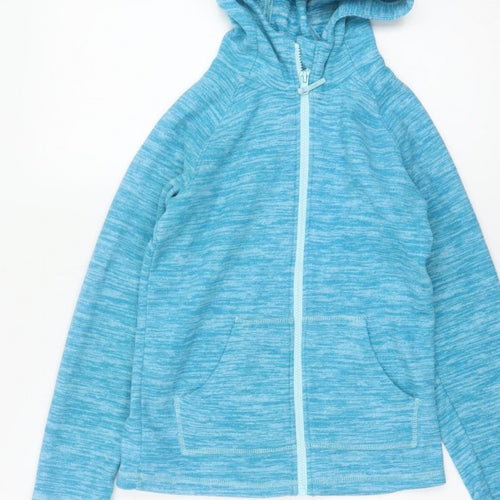 Mountain Warehouse Unisex Kids Blue 9-10 Years Full Zip Hoodie