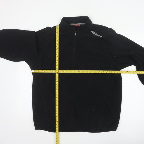 TOG24 Men’s Black XL 1/2 Zip Fleece Pullover Sweatshirt Outdoor Logo