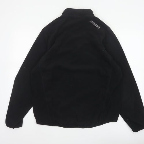 TOG24 Men’s Black XL 1/2 Zip Fleece Pullover Sweatshirt Outdoor Logo