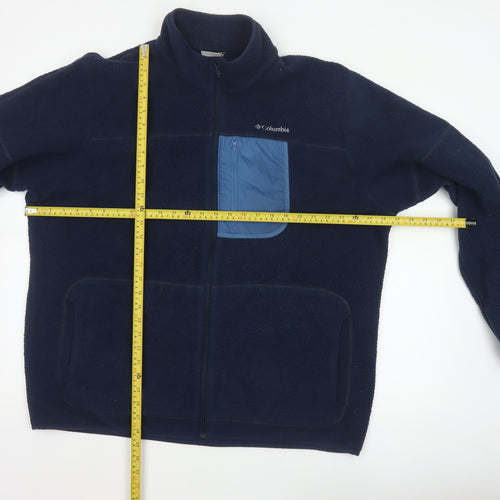 Columbia Men’s Blue XL Sherpa Fleece Full Zip Outdoor Jacket