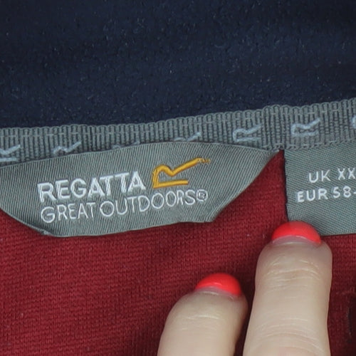 Regatta Men Red XXL Fleece Bodywarmer Waistcoat Full Zip Outdoor