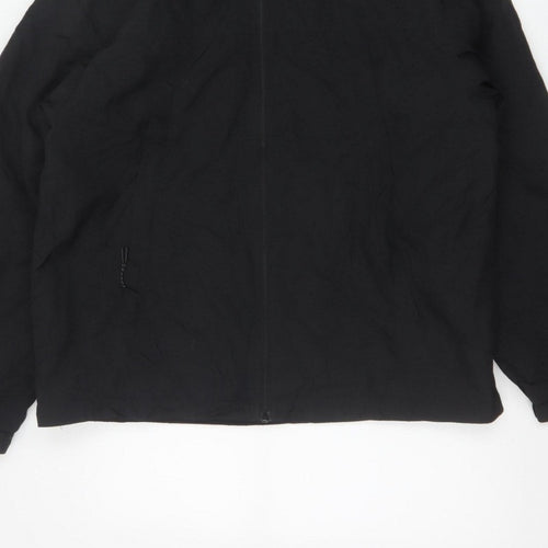 H&M Men’s Black M Hooded Padded Full Zip Puffer Jacket Winter
