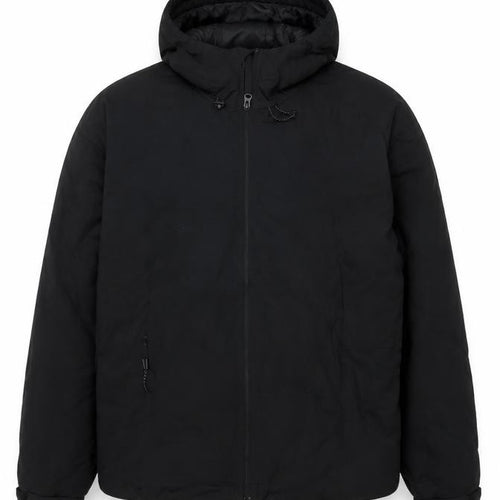 H&M Men’s Black M Hooded Padded Full Zip Puffer Jacket Winter