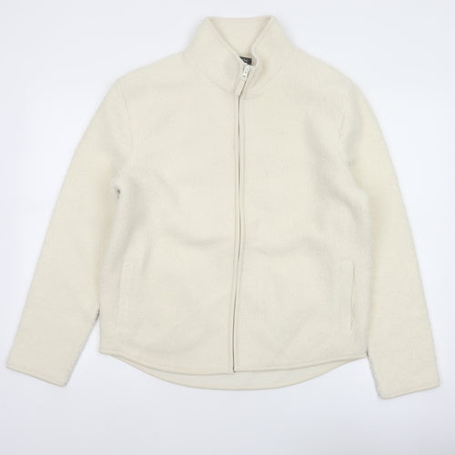 Bonmarché Women’s Ivory Size 14 Fleece Full Zip Jacket