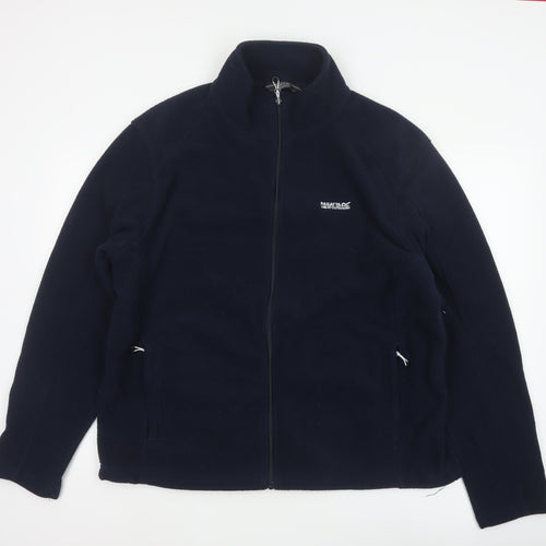 Regatta Men’s Blue XL Full Zip Fleece Basic Jacket Outdoor