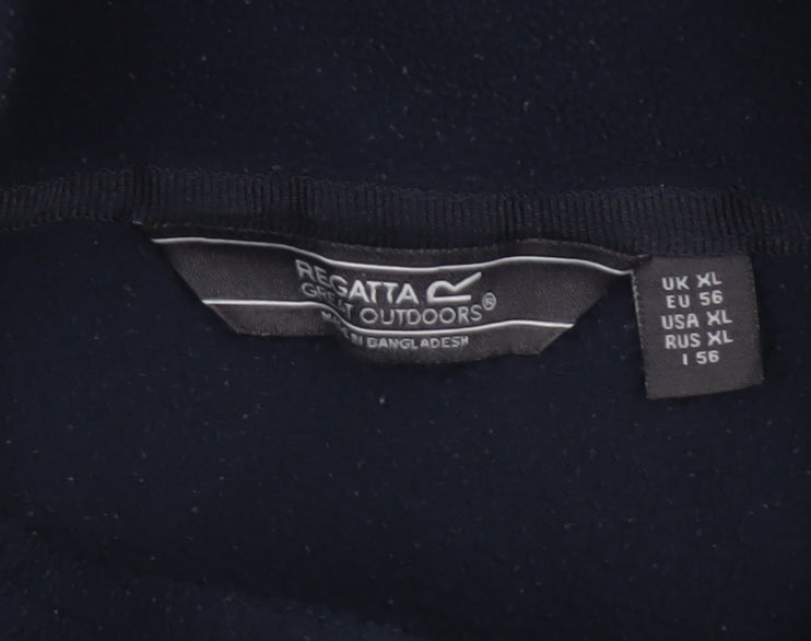 Regatta Men’s Blue XL Full Zip Fleece Basic Jacket Outdoor