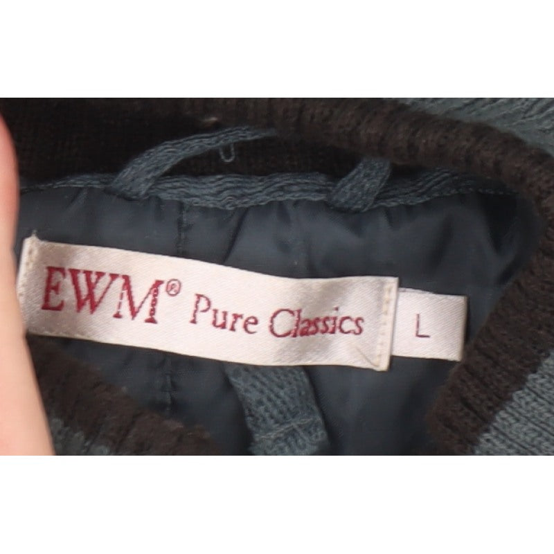 EWM Pure Classics Men's Green L Fleece Bodywarmer Zip Waistcoat