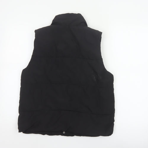 Abercrombie Kids Girls Black 15-16 Padded Puffer Waistcoat Vest