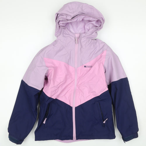 Mountain Warehouse Girls Pink Purple 9-10 Years Hooded Ski Jacket