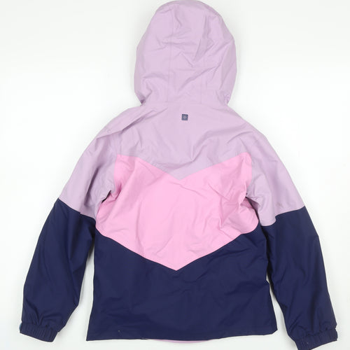 Mountain Warehouse Girls Pink Purple 9-10 Years Hooded Ski Jacket