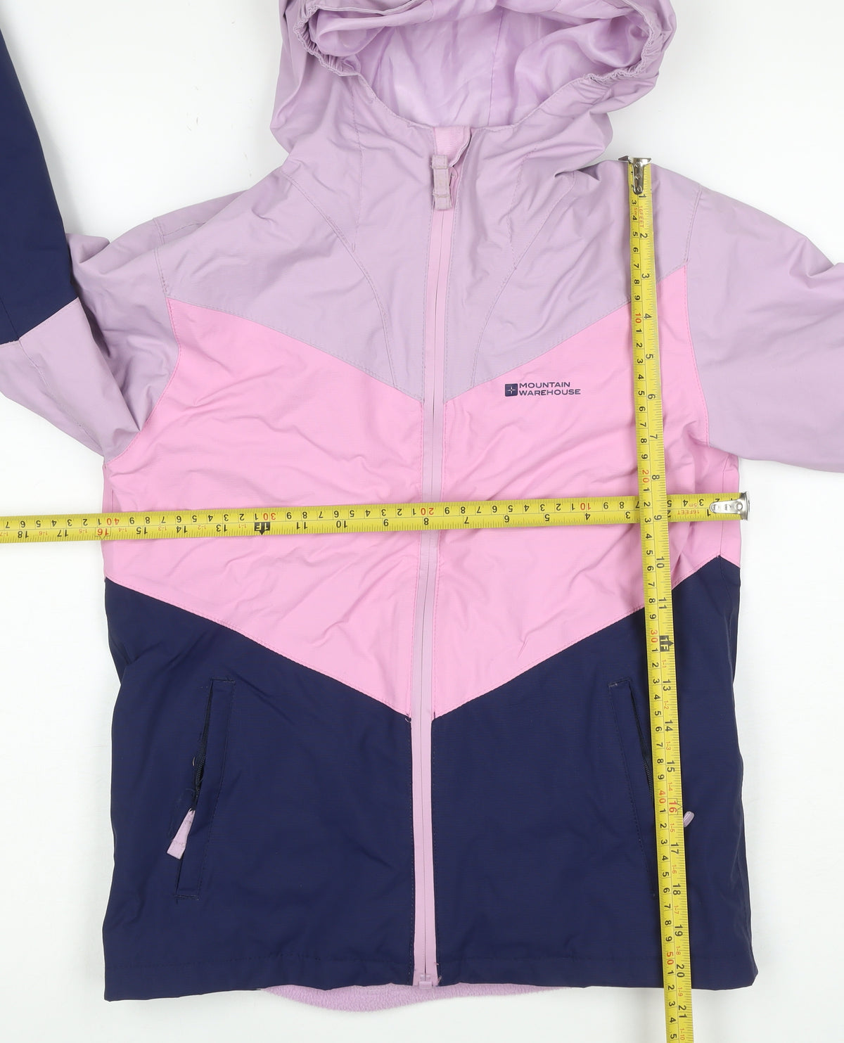Mountain Warehouse Girls Pink Purple 9-10 Years Hooded Ski Jacket