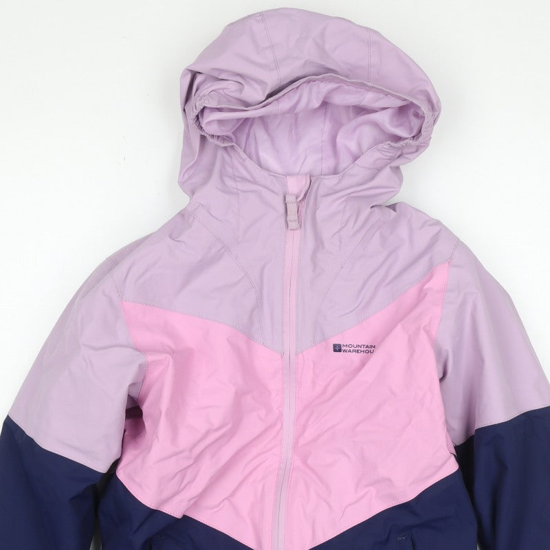 Mountain Warehouse Girls Pink Purple 9-10 Years Hooded Ski Jacket