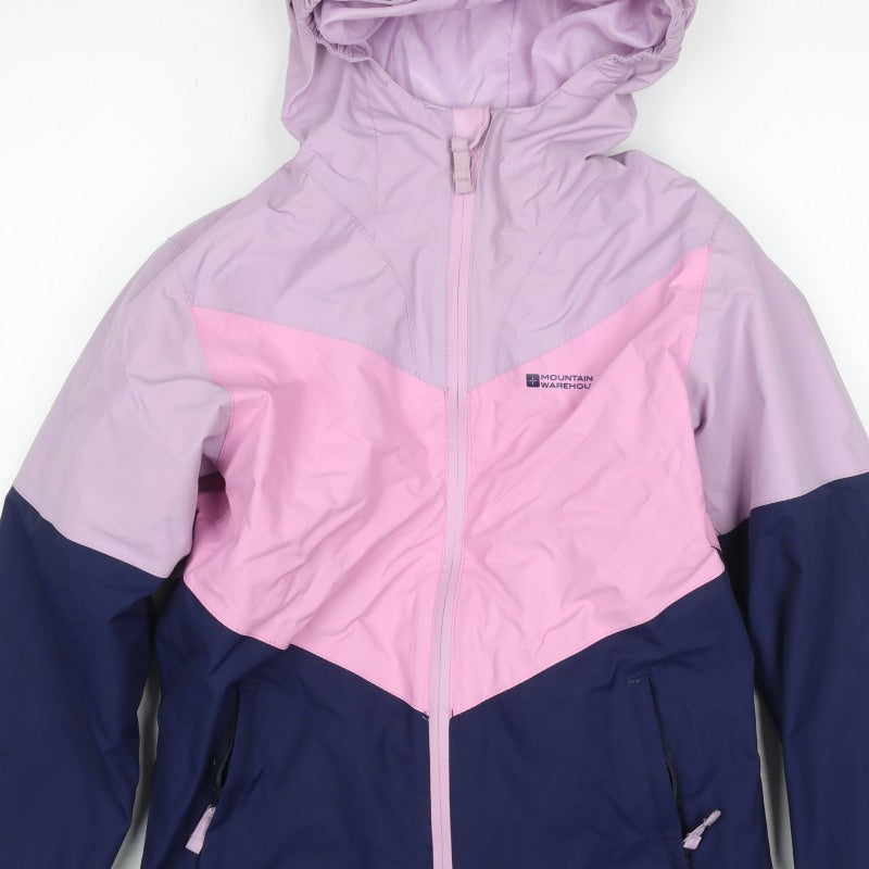 Mountain Warehouse Girls Pink Purple 9-10 Years Hooded Ski Jacket