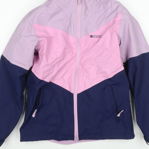Mountain Warehouse Girls Pink Purple 9-10 Years Hooded Ski Jacket