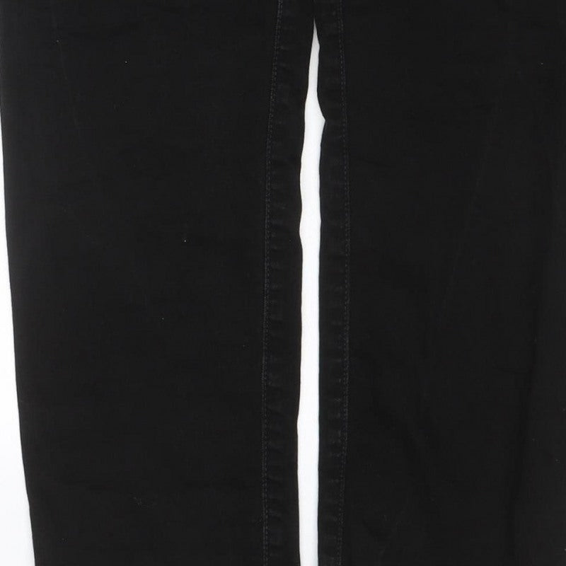 Levi's Men's Black W34 L32 Straight Stretch 5-Pocket Jeans